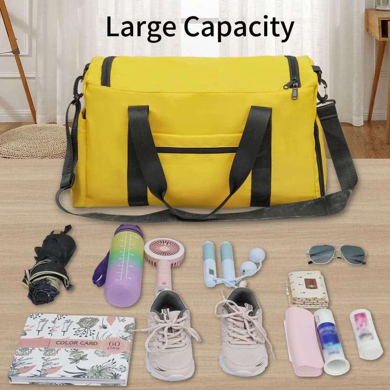 Unisex Gym Starter Kit: Duffel Bag, Bands, Bottle & More (10 Pcs)