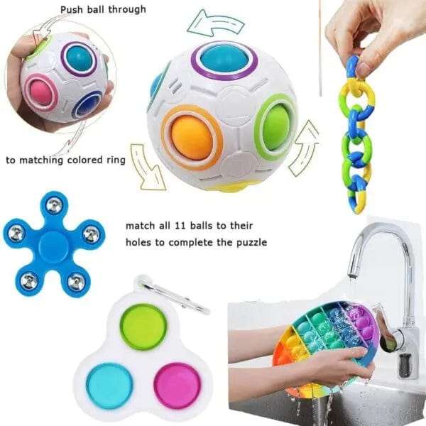 20 Pack Quality Fidget Toys Set For Kids