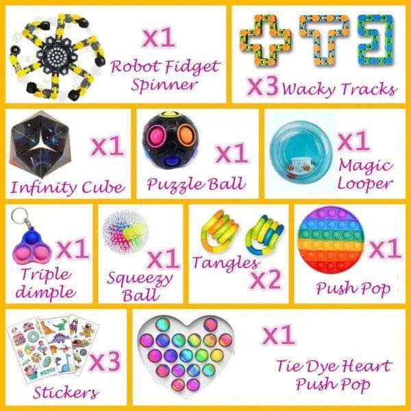 40 Pack Premium Bundle Fidget Toys For Kids