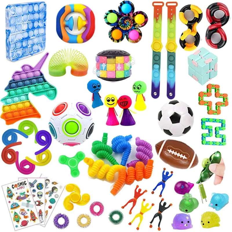50 Pack Premium Bundle Fidget Toys Set For Kids