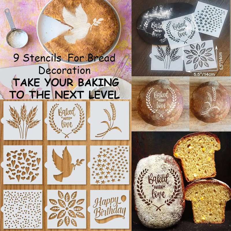 21 Piece Bread Proofing Basket Sourdough Baking Kit