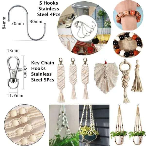 426 Pcs DIY Premium Macrame Craft Kit