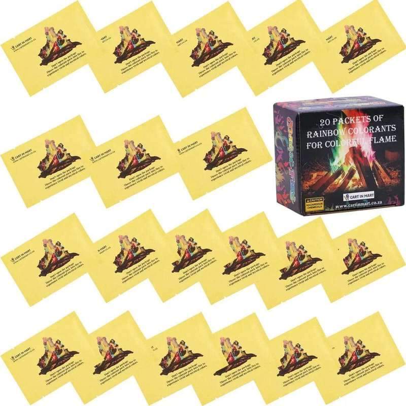 20 Pack Mystical Magical Fire Flame Colourant