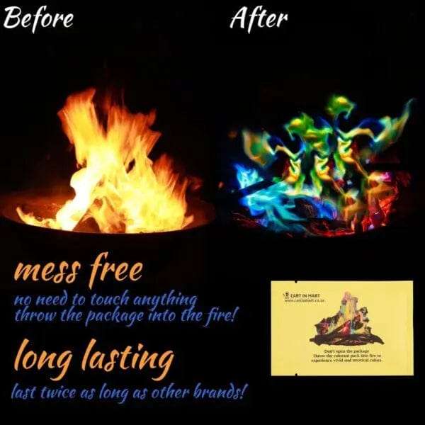 20 Pack Mystical Magical Fire Flame Colourant