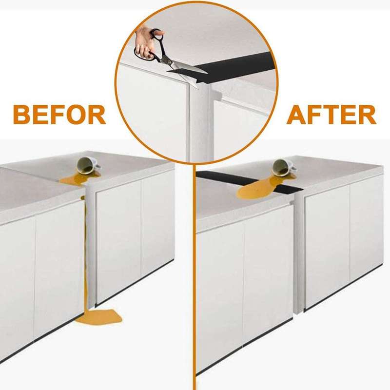 3 Piece Silicone Kitchen Stove Counter Gap Filler