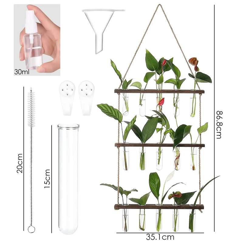 3 Tier Wall Hanging Planter Terrarium Kit