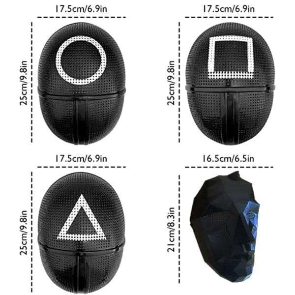 11 Pack Squid Game Fidgets Masks Set