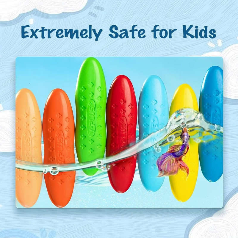 Kids' Peanut Washable Non-Toxic Baby Coloring Crayons - 12 Pack