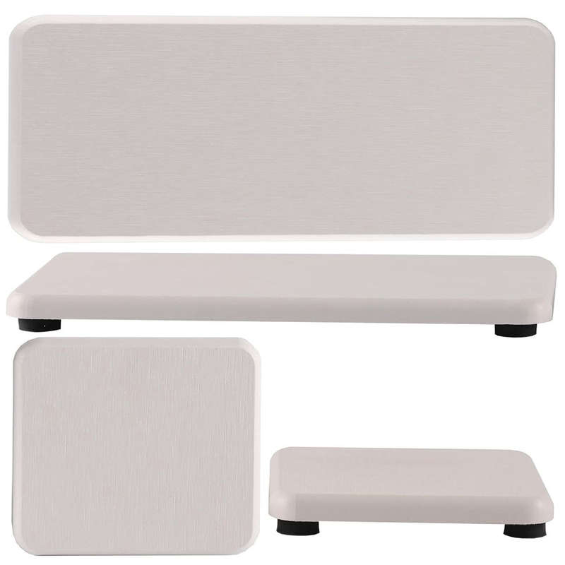 4 Pack Diatomite Coasters Water Absorbant Stone Trays For Bathroom/Kitchen White