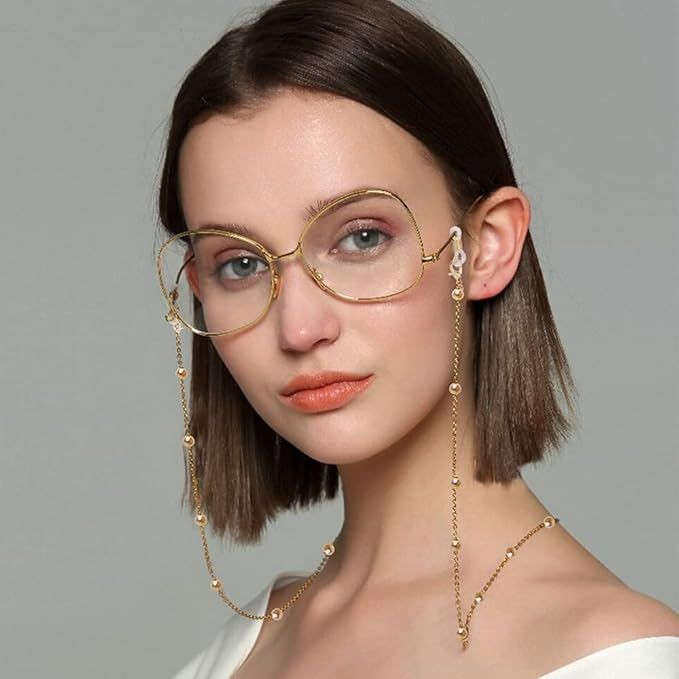 4 Piece Eyeglass Chains For Women Glasses Neck String Holder Cord Lanyard