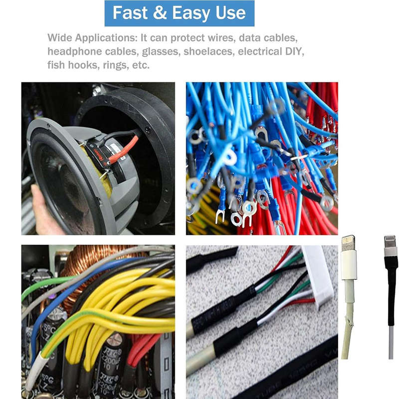 650 Piece Heat Shrink Tubing Kit- Wire Wrap Tube UL Ratio 2:1 Insulation