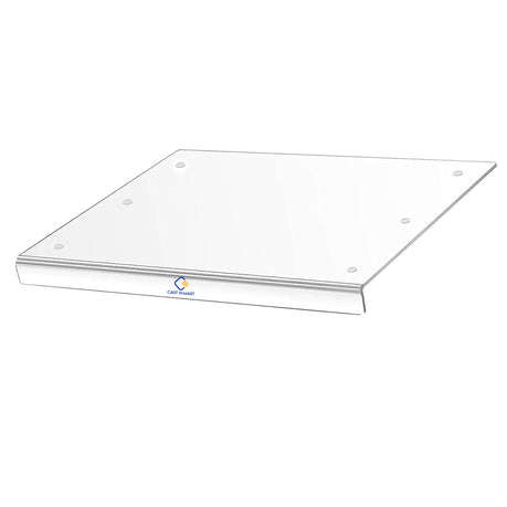 Clear Acrylic Cutting Board With Counter Lip For Kitchen Non-Slip