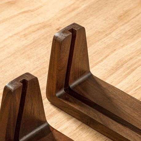 2 Pack Photo 5x7" Horizontal & Vertical Family Picture Frames-Walnut Wood