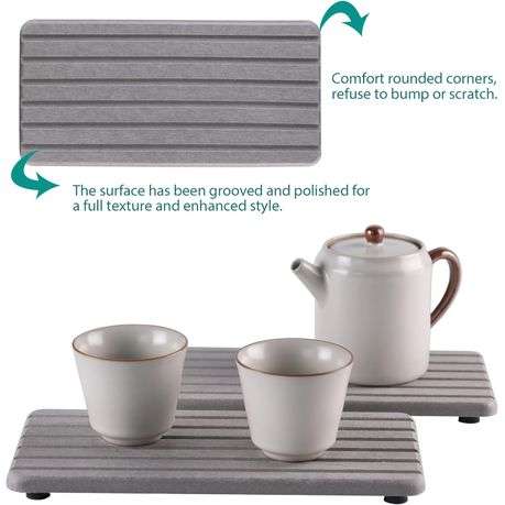Diatomite Coasters -2 Pack