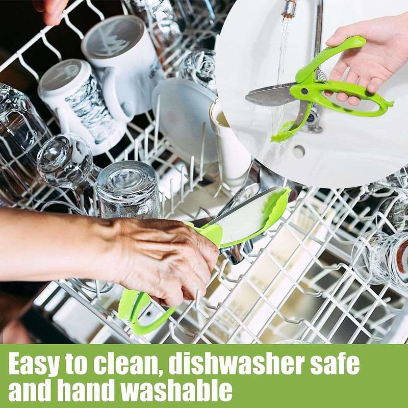 Cart in Mart Kitchen Salad Herb Double Blade Scissors Chopper Slicer