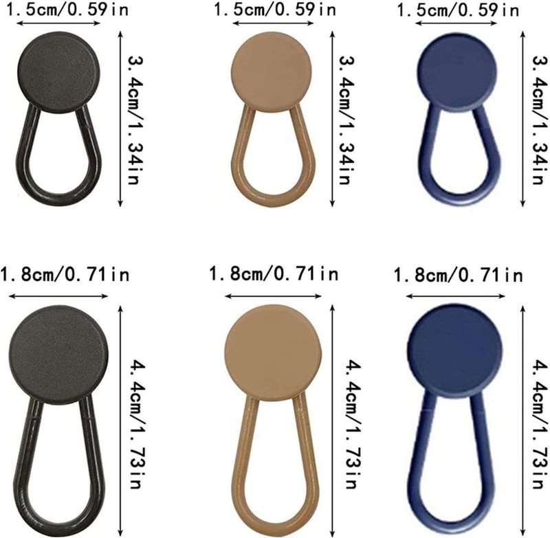 13 Piece Button Extenders for Jeans, Pants Waist Button Extenders