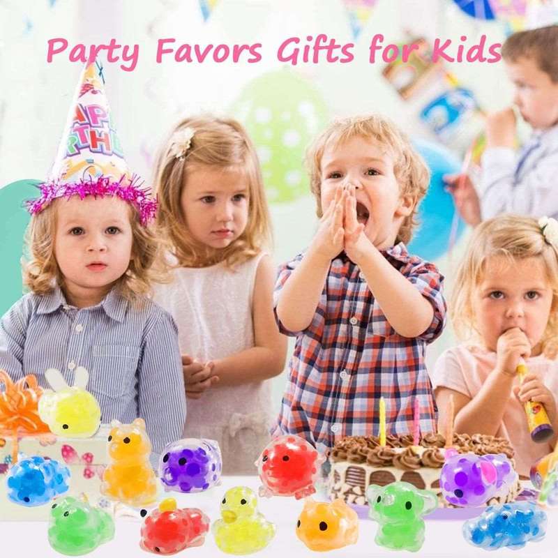 36 Pack Squishies Squeeze Balls With Water Beads Fidget Toys For Kids