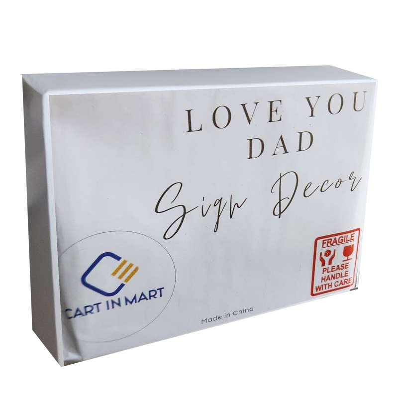 Mini Acrylic Decorative Sign Gift For Dad Birthday Thank You Father's Day|