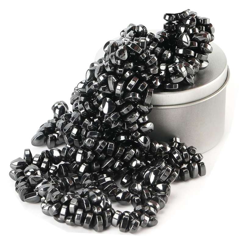 | 500 Piece Ferrite Putty Fidget Toy Stones In Tin