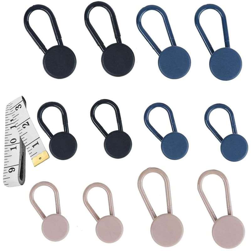 13 Piece Button Extenders for Jeans, Pants Waist Button Extenders