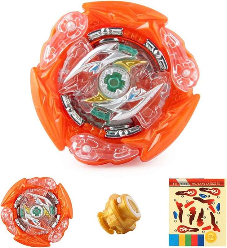 12 Piece Battle Bey Top Gyro Toy Set With 10 Beys & 2 Launchers