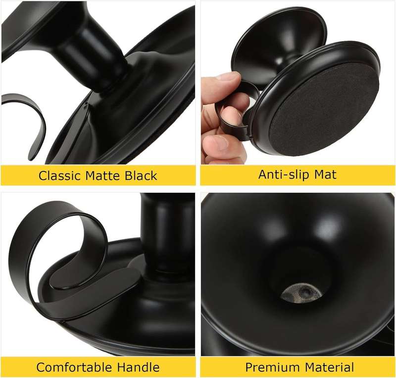 2 Pack Candle Holder Taper Candlestick Stand With Handles Table Decoration-