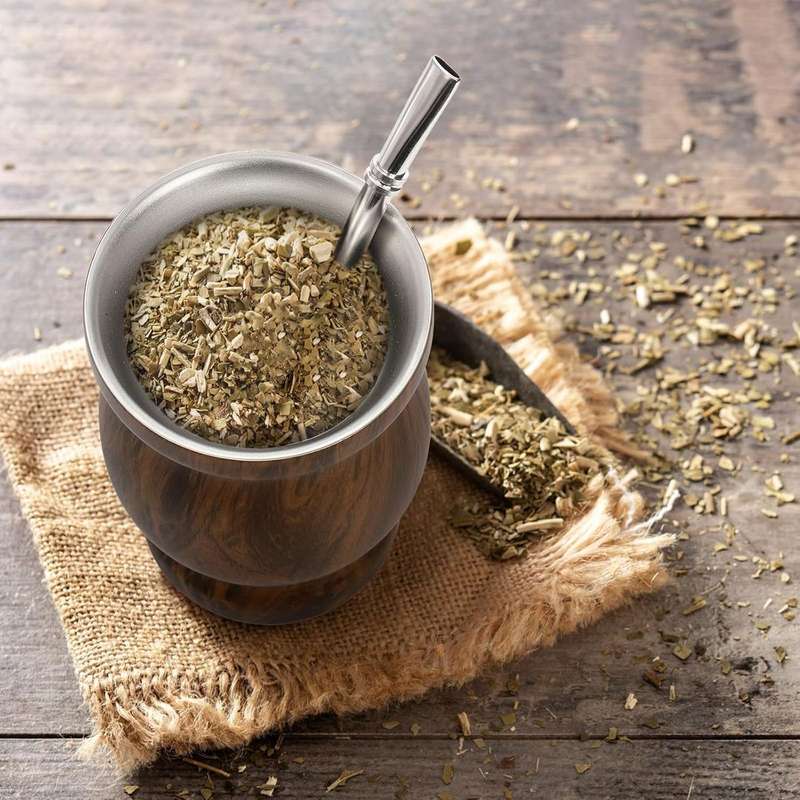 Yerba Mate Cup Set-Double Wall Stainless Steel With 2 Bombilla Brush|
