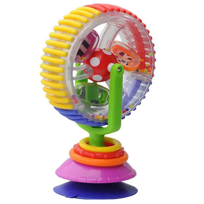 Baby High Chair Toy Ferris Wheel-Suction Cup Spinner Activity Toddler|