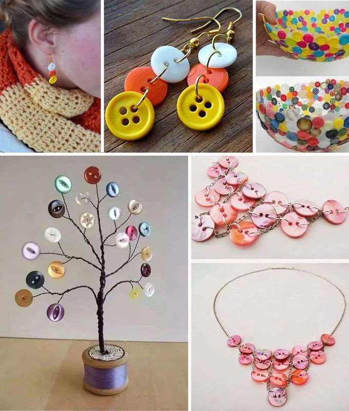 1500 Pieces Round Resin Buttons Mixed Color For Crafts Sewing
