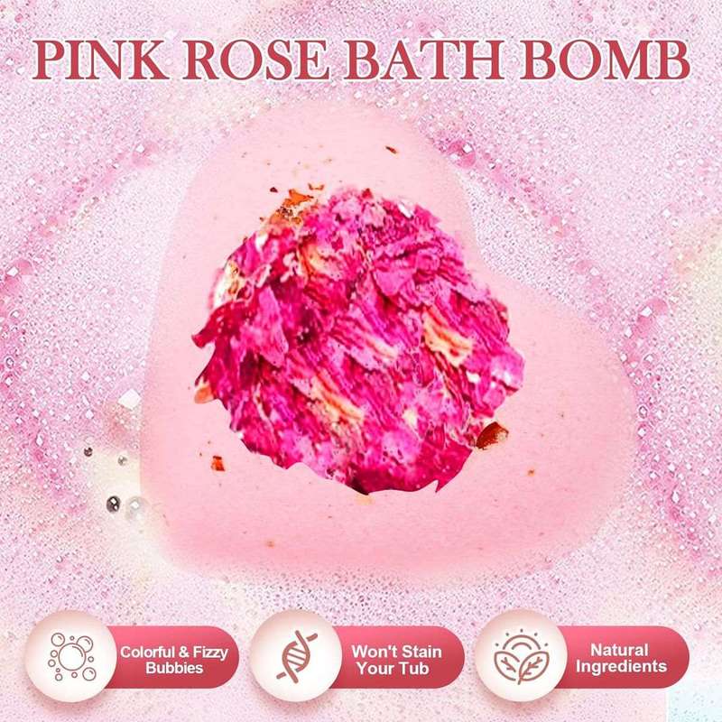 Pink Pampering Gift Set: Spoil Her with Self-Care! (Gifts for Women)