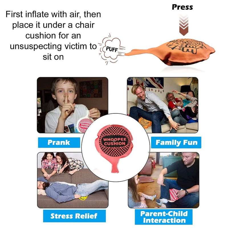 10 Piece Prank Joke Kit with Fart Spray
