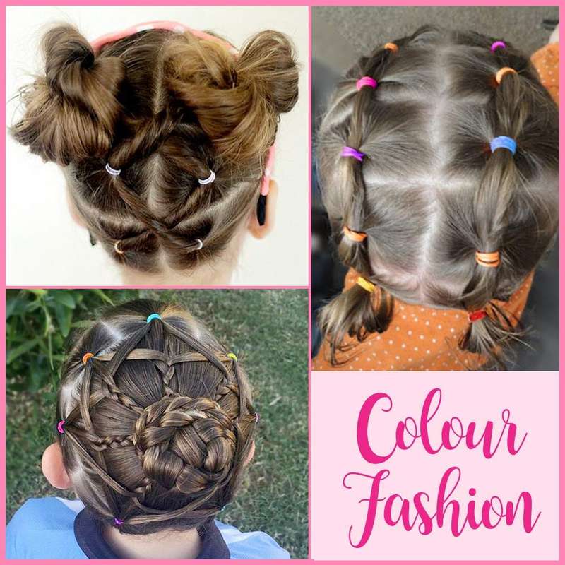 1119 Hair Clip Tie Accessories For Little Girls Rubber Band Ponytail Holder