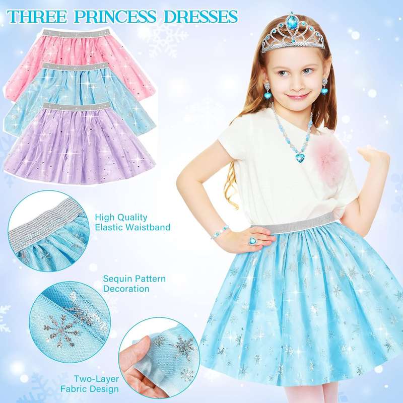 Princess Dress Up & Jewelry Boutique, Girl Role Play Gifts Toddler Toys