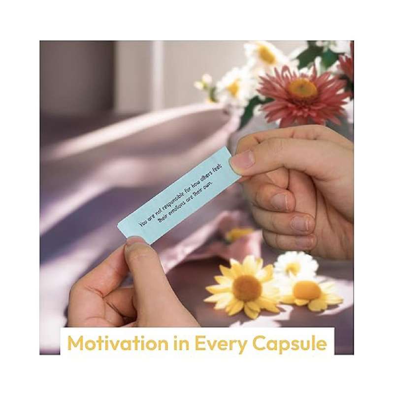 50 Pre-Written Positive Messages in a Bottle Motivational Quotes Gift
