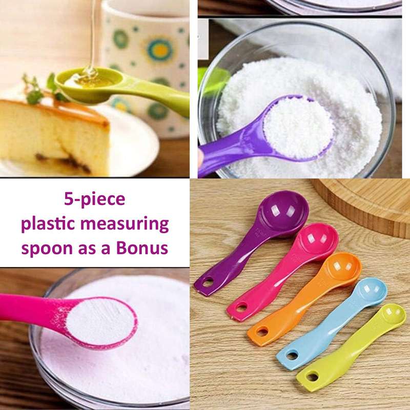 6 Pack Reuseable Large Taco Holders Stands Rack For 3 Tacos With Spoons