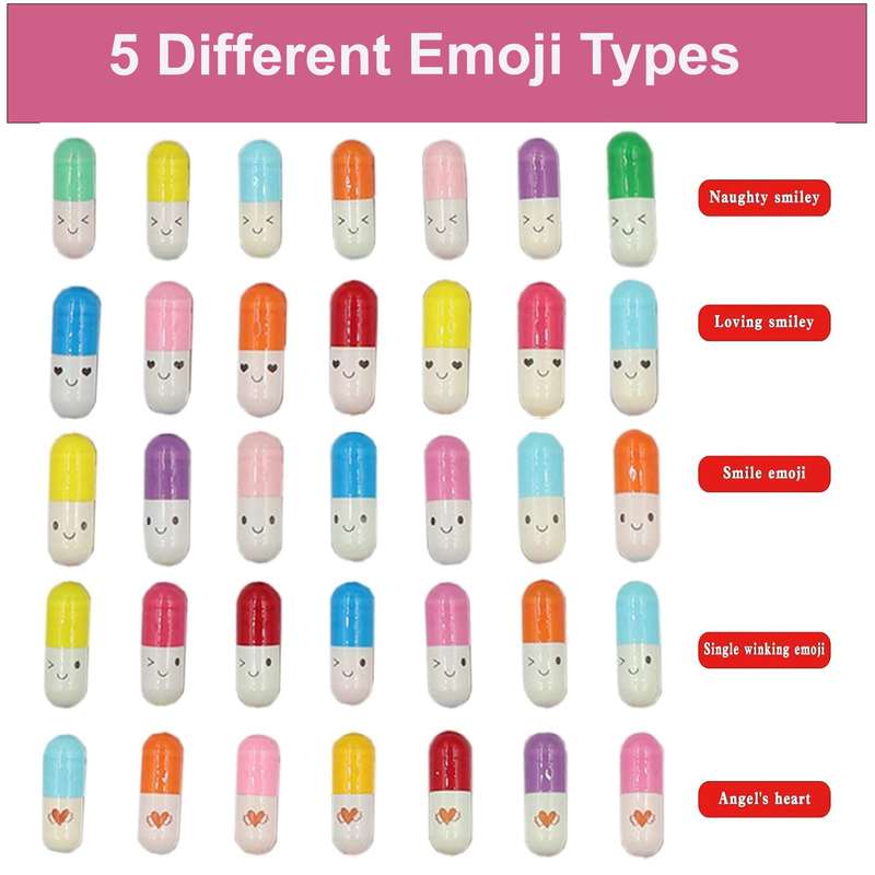 100 Piece Cute Capsule Letter Message In Bottle Love Notes - Sentimental Gift