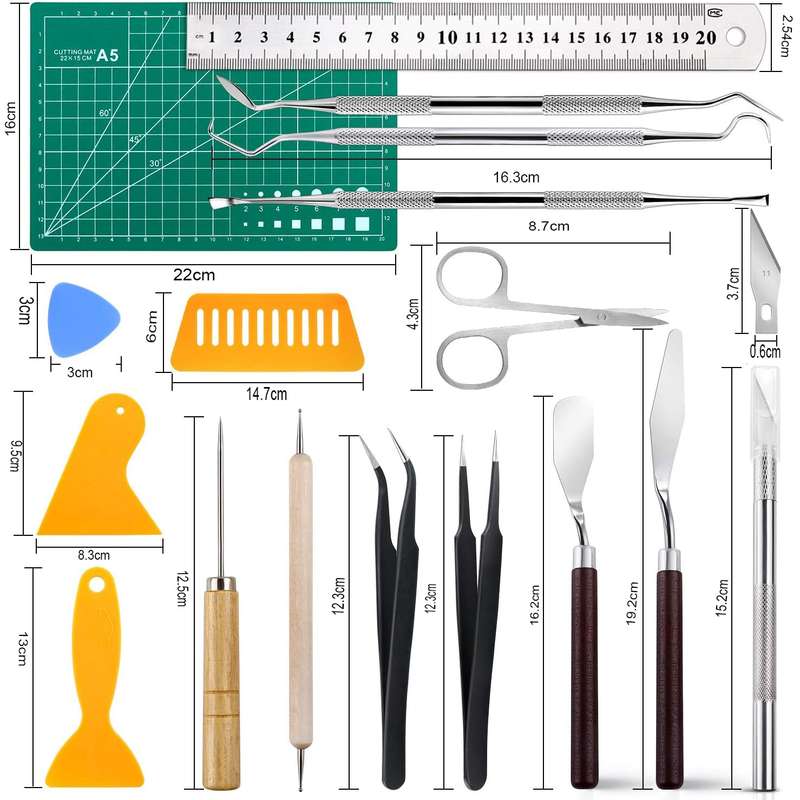 28 Piece Precision Craft Tools Set For Weeding Vinyl For Art Scrapebooking