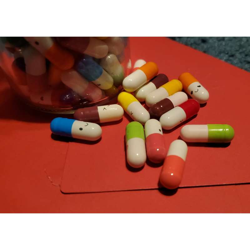 100 Piece Cute Capsule Letter Message In Bottle Love Notes - Sentimental Gift