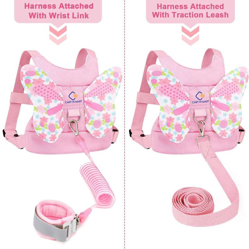 3 in 1 Toddler Harness Leash & Baby Anti Lost Wrist Link Holder For Walking