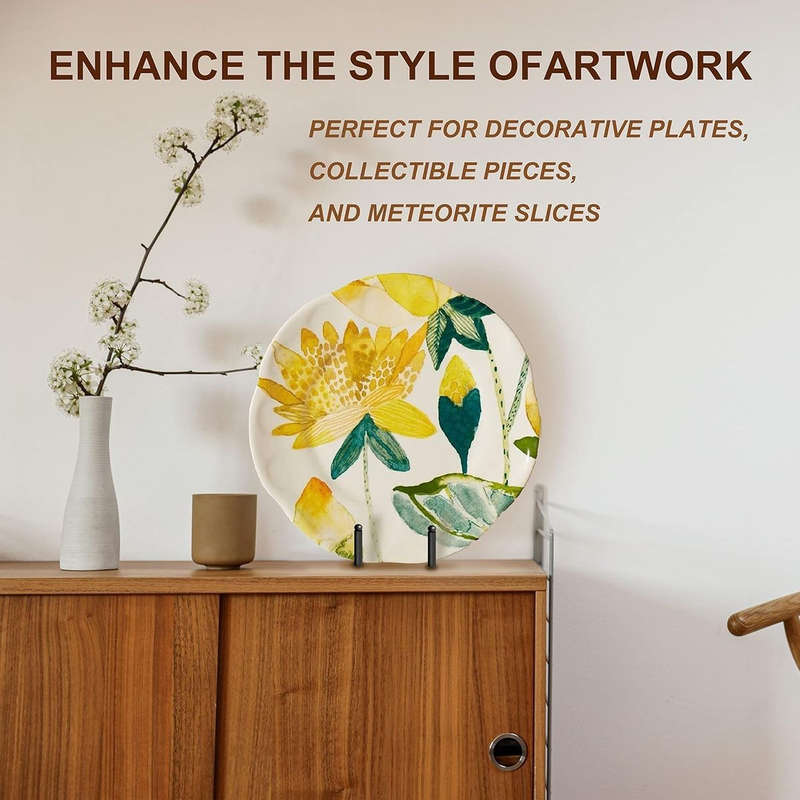 2 Pack Decorative Plate Display Stand For Cook Book Photo Easel -Metal