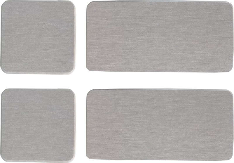 4 Pack Diatomite Coasters Water Absorbant Stone Trays For Bathroom/Kitchen Light Grey