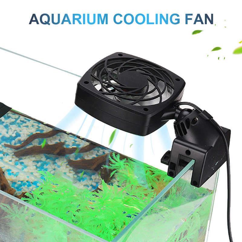 Aquarium Fan Aquarium Chillers Cooling Fan System for Salt Fresh Water Aquarium Fish Tank Tem