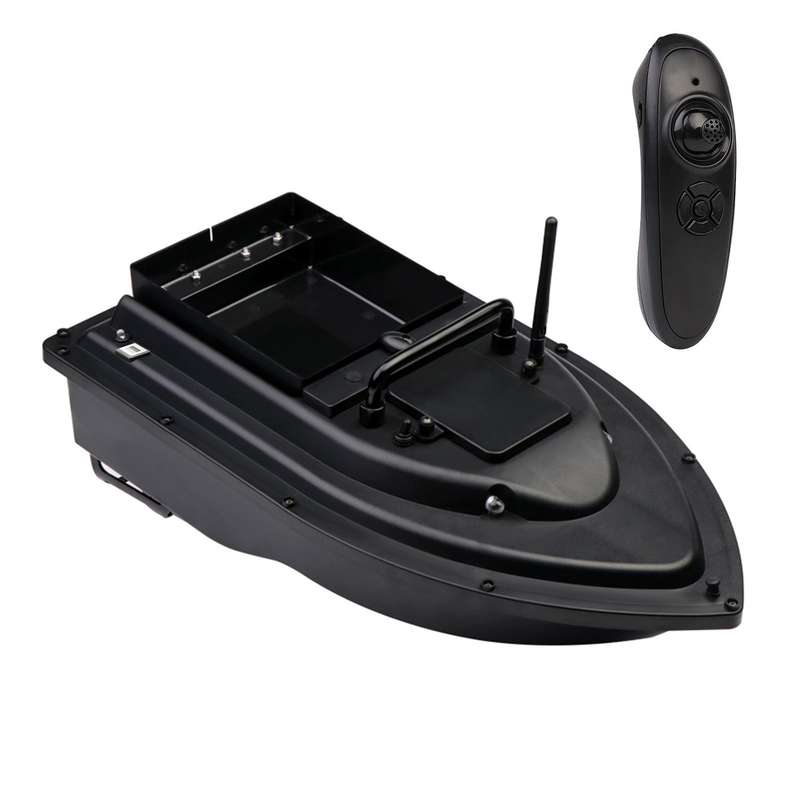 RC Fishing Bait Boat RC Boat Fish Finder 0.75kg Loading 500M Remote Control Double Motor Nigh
