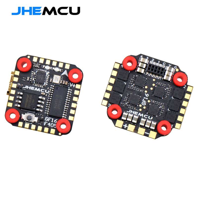 JHEMCU GF16-BMI Stack F405-BMI Flight Controller BMI270 W/OSD AT7456E BLHELI_S 2-4S 13A 4 in