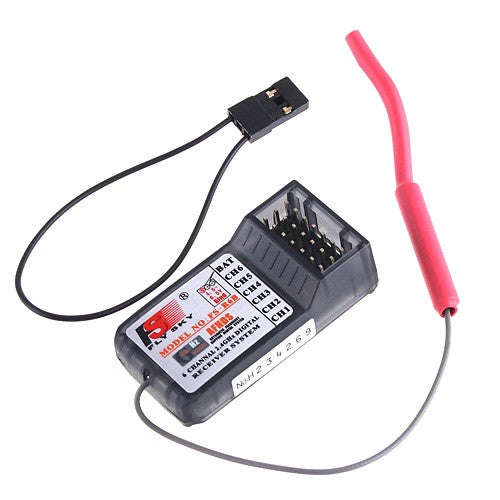 Flysky FS-T4B 2.4G 4CH Radio Model RC Transmitter & FS-R6B Receiver for RC Airplane