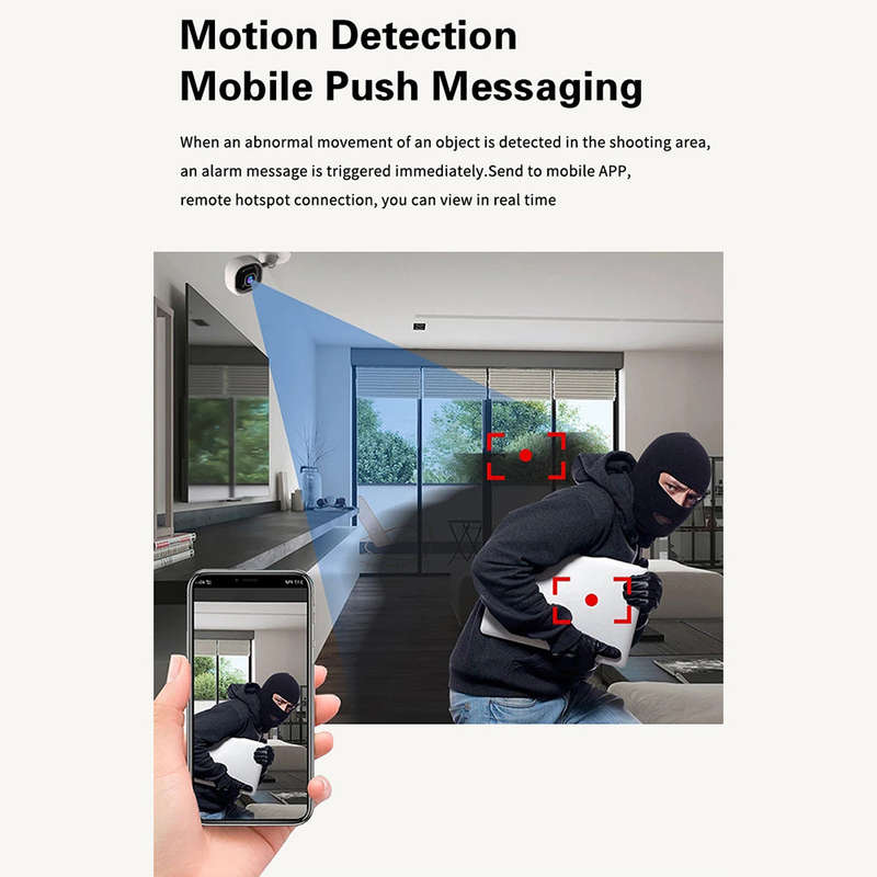 Smart Security Camera 1080P Wireless Cameras for Home Outdoor Security Motion Detection Night