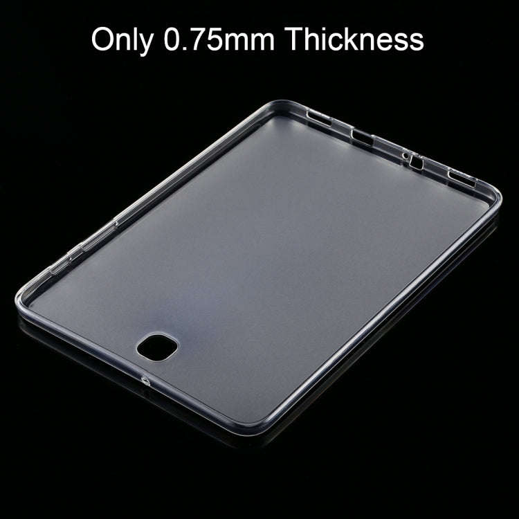 For Galaxy Tab S2 8.0 T710 0.75mm Ultrathin Outside Glossy Inside Frosted TPU Soft Protective Case