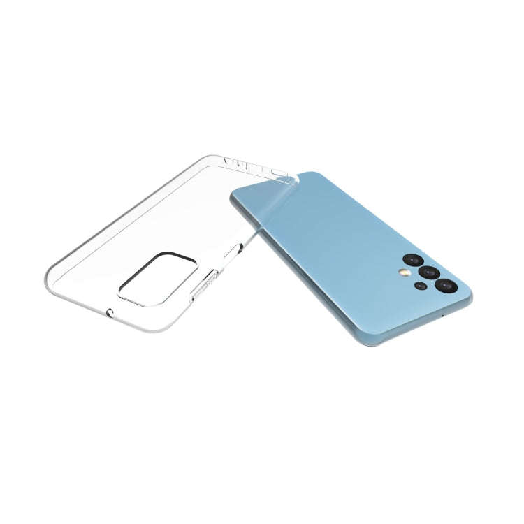 For Samsung Galaxy A13 4G Waterproof Texture TPU Phone Case(Transparent)
