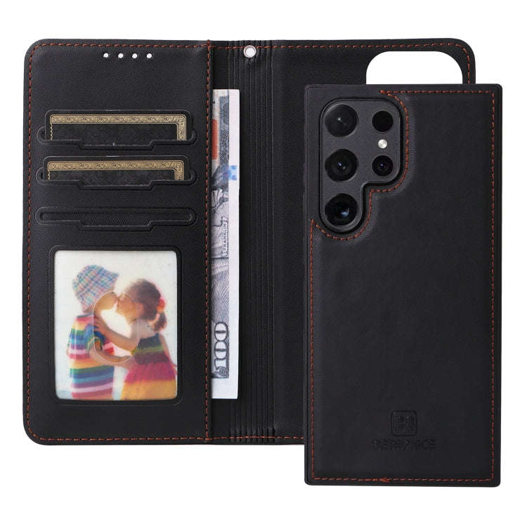 For Samsung Galaxy S24 Ultra 5G BETOPNICE BN-005 2 in 1 Detachable Imitate Genuine Leather Phone ...