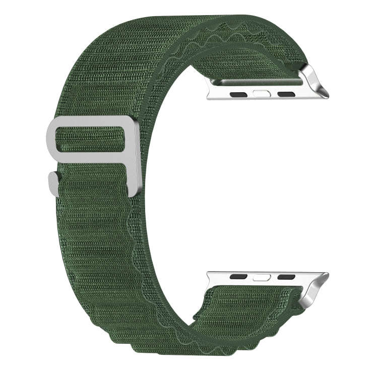 Double Color Nylon Watch Band For Apple Watch Series 9&8&7 41mm / SE 3&SE 2&6&SE&5&4 40mm / 3&2&1...